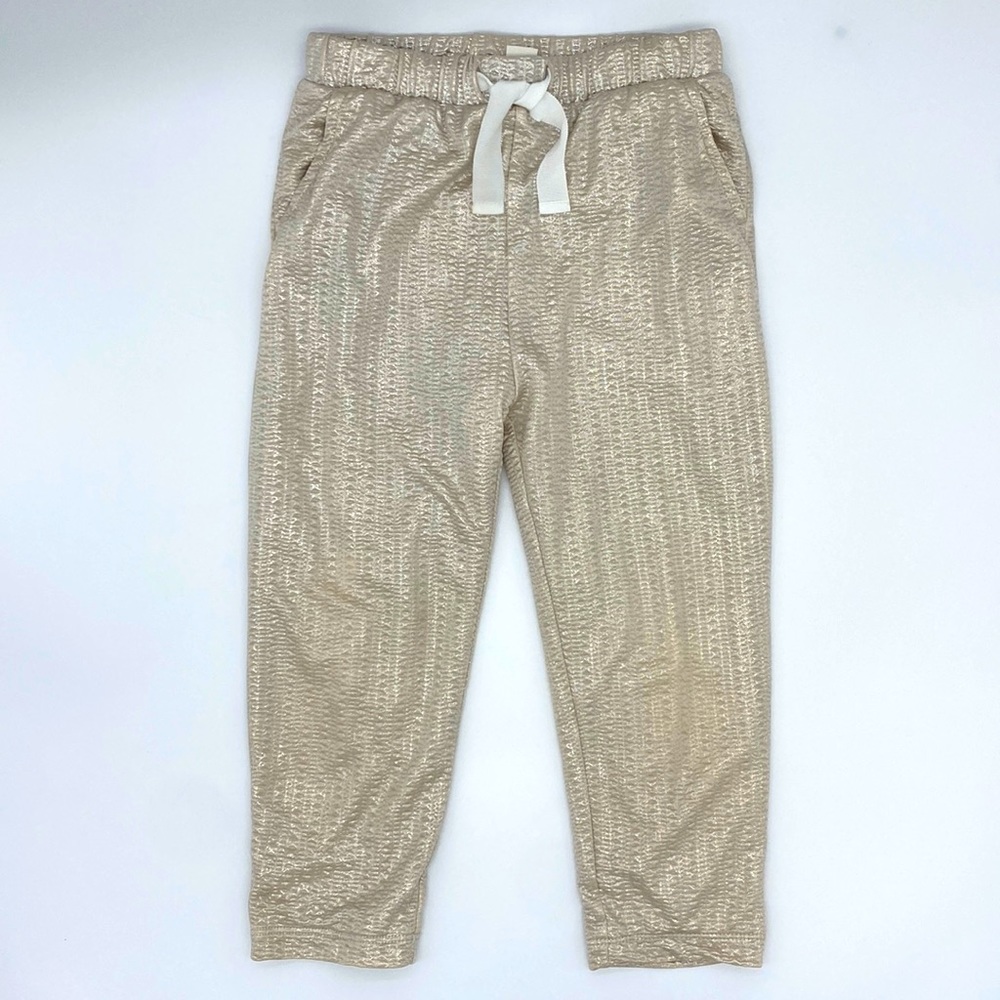 Crewcuts Girls Gold Shimmery Pant Size 5